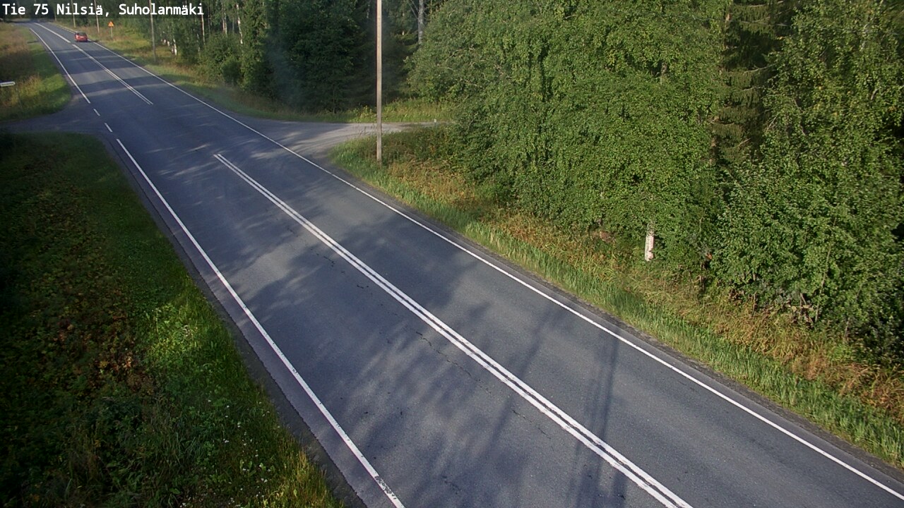 Weather Camera Image Väg 75 Nilsiä, Suholanmäki, Kuopio, Pohjois-Savo