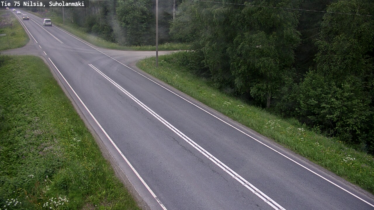 Weather Camera Image Road 75 Nilsiä, Suholanmäki, Kuopio, Pohjois-Savo