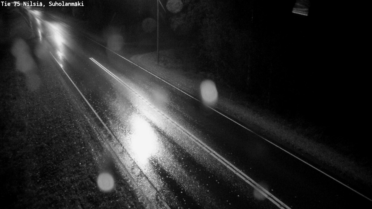 Weather Camera Image Road 75 Nilsiä, Suholanmäki, Kuopio, Pohjois-Savo