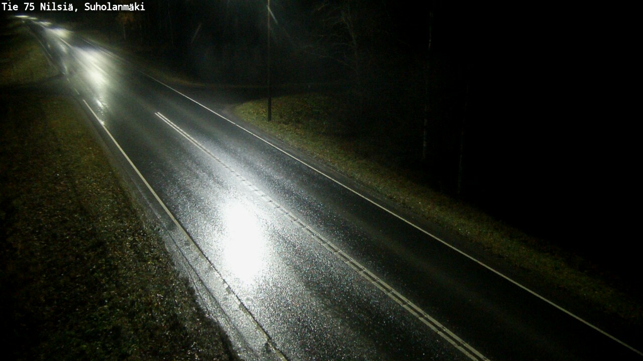 Weather Camera Image Väg 75 Nilsiä, Suholanmäki, Kuopio, Pohjois-Savo