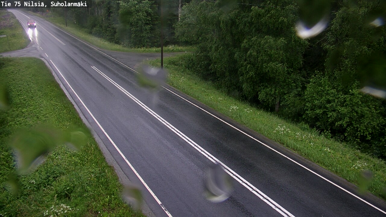 Weather Camera Image Väg 75 Nilsiä, Suholanmäki, Kuopio, Pohjois-Savo