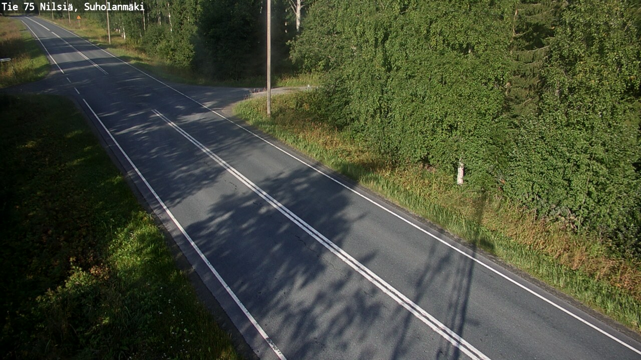 Weather Camera Image Väg 75 Nilsiä, Suholanmäki, Kuopio, Pohjois-Savo