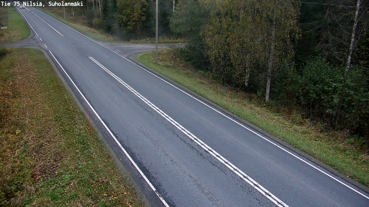 Weather Camera Image Road 75 Nilsiä, Suholanmäki, Kuopio, Pohjois-Savo