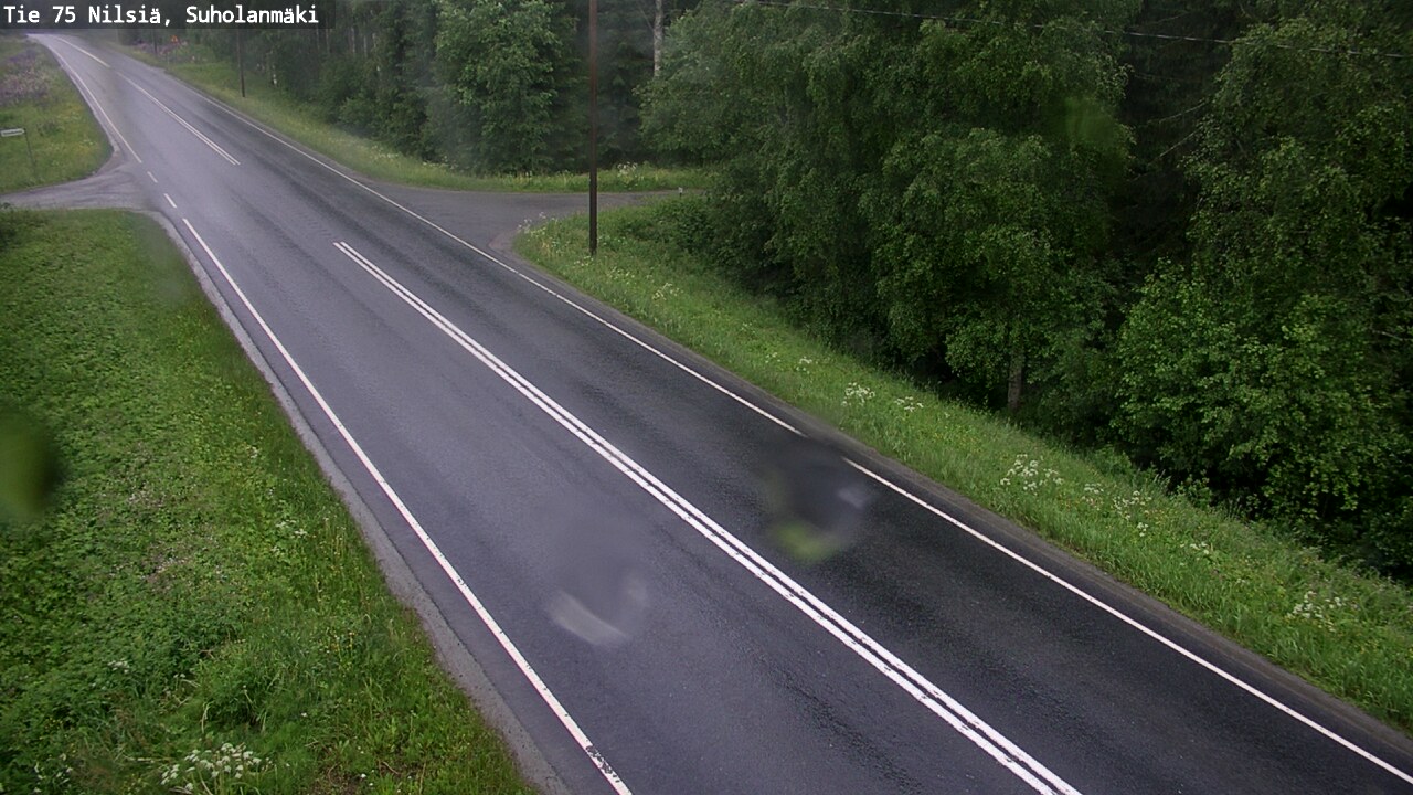 Weather Camera Image Road 75 Nilsiä, Suholanmäki, Kuopio, Pohjois-Savo