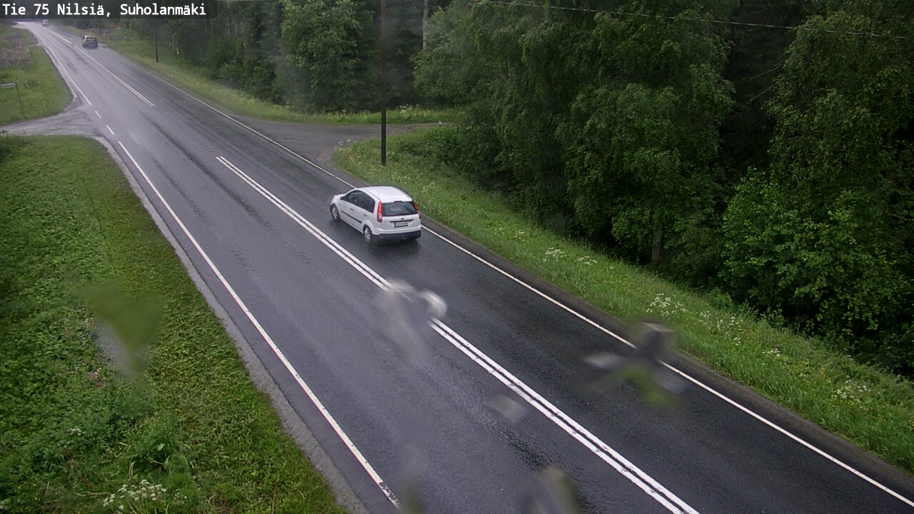 Weather Camera Image Väg 75 Nilsiä, Suholanmäki, Kuopio, Pohjois-Savo
