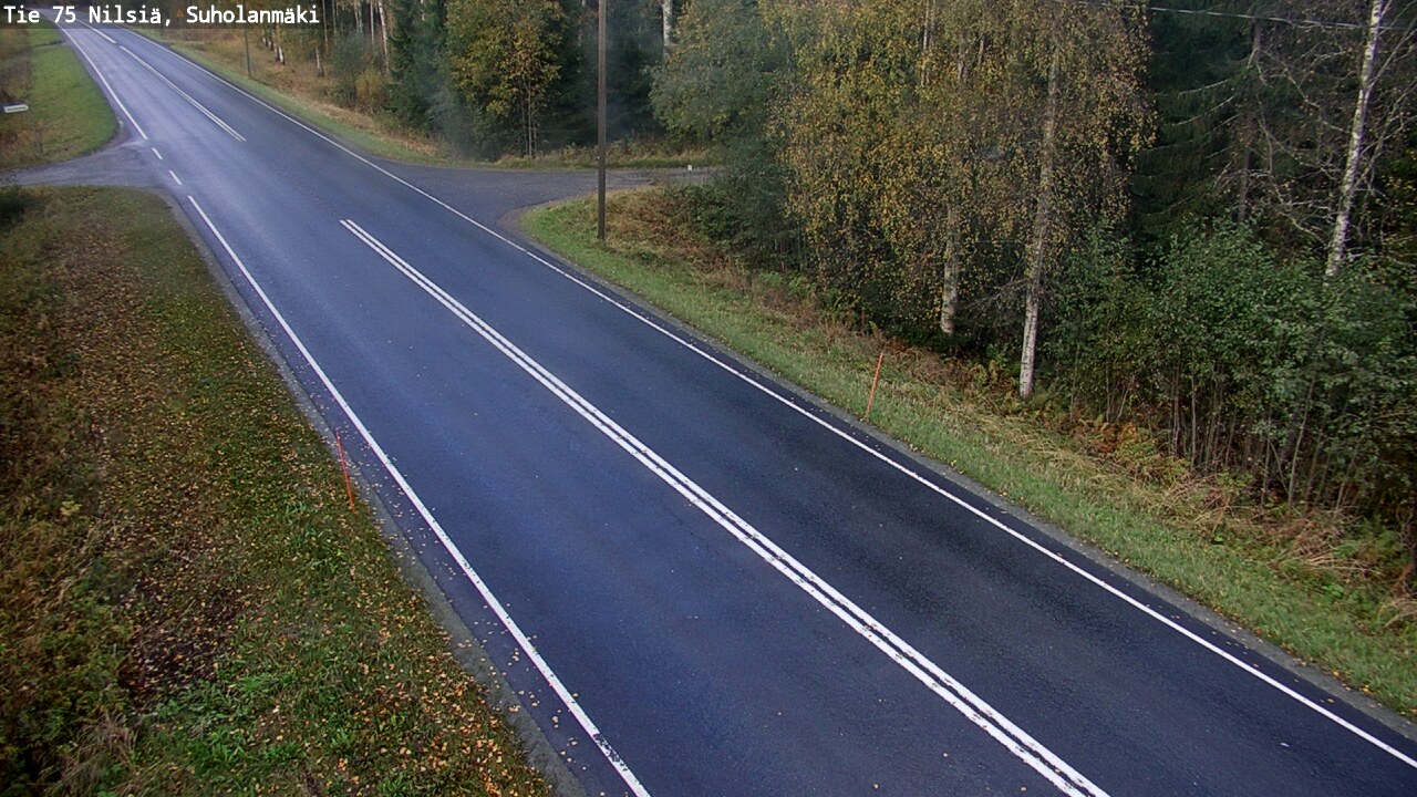 Weather Camera Image Road 75 Nilsiä, Suholanmäki, Kuopio, Pohjois-Savo