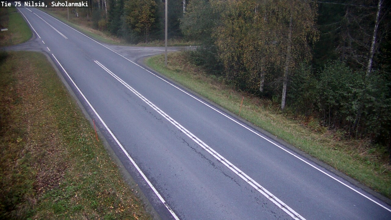 Weather Camera Image Road 75 Nilsiä, Suholanmäki, Kuopio, Pohjois-Savo