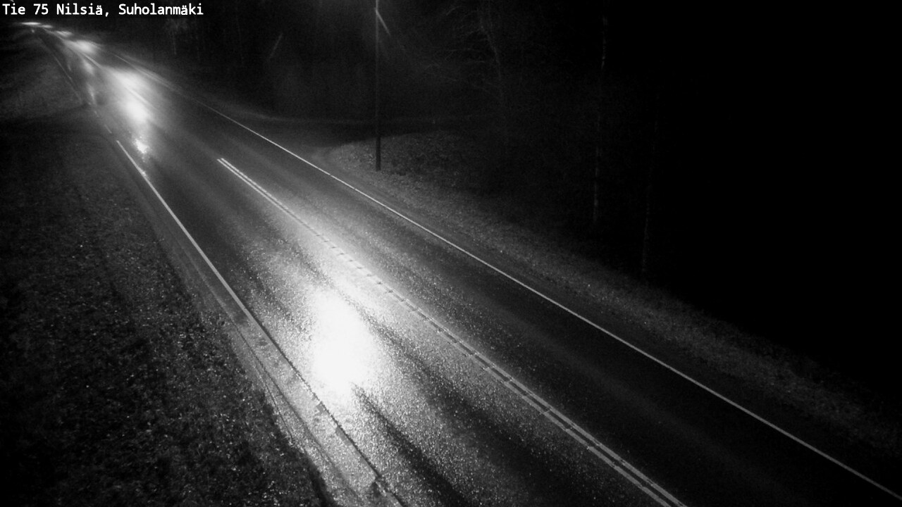 Weather Camera Image Road 75 Nilsiä, Suholanmäki, Kuopio, Pohjois-Savo