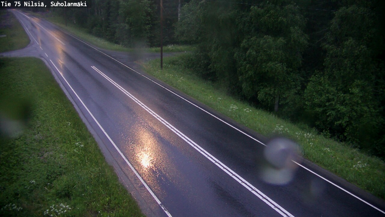 Weather Camera Image Road 75 Nilsiä, Suholanmäki, Kuopio, Pohjois-Savo