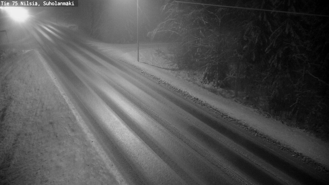 Weather Camera Image Road 75 Nilsiä, Suholanmäki, Kuopio, Pohjois-Savo