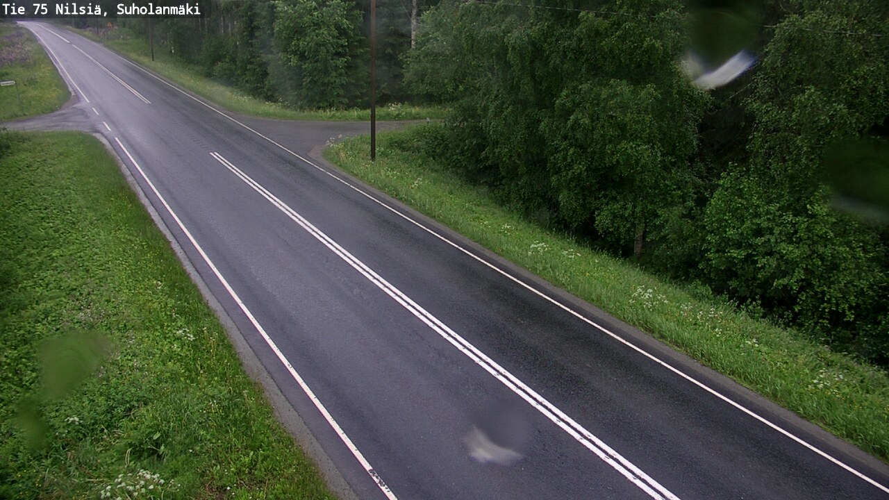 Weather Camera Image Väg 75 Nilsiä, Suholanmäki, Kuopio, Pohjois-Savo