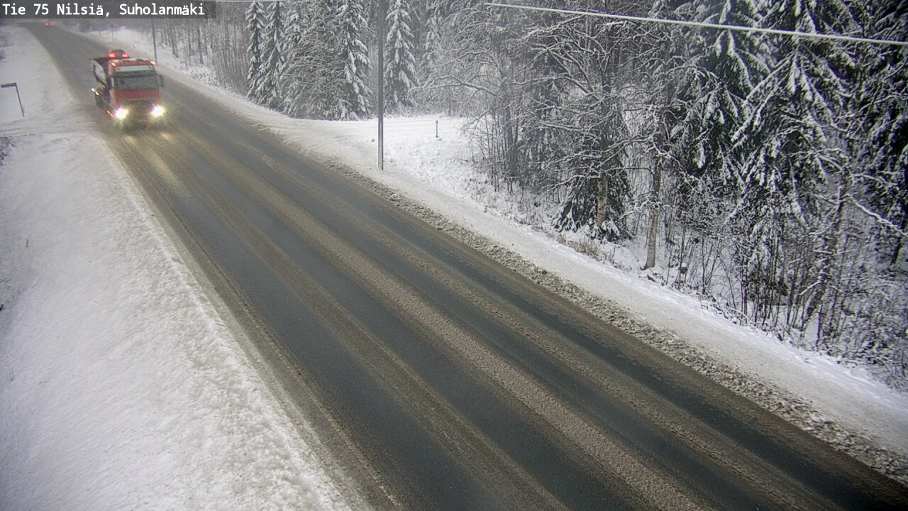 Weather Camera Image Road 75 Nilsiä, Suholanmäki, Kuopio, Pohjois-Savo