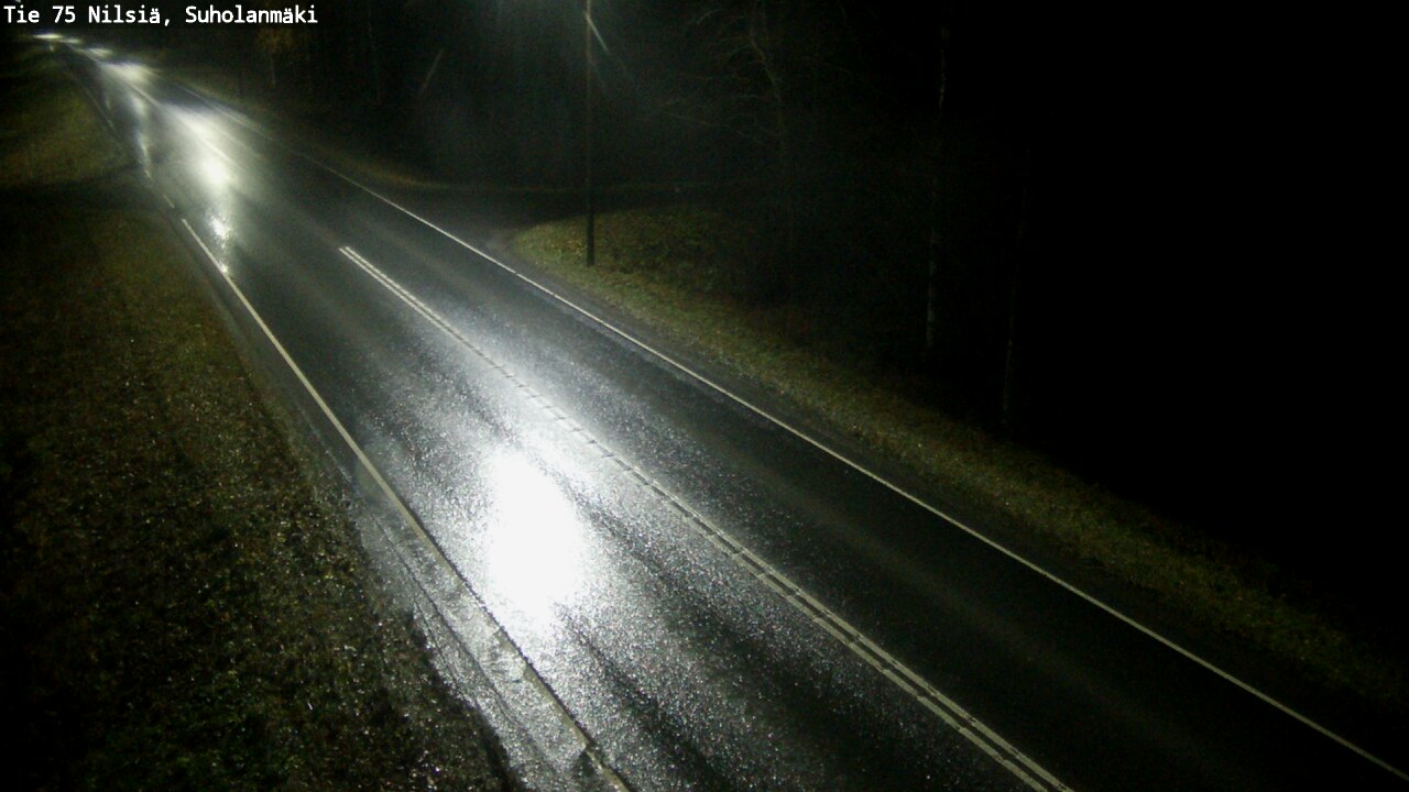 Weather Camera Image Väg 75 Nilsiä, Suholanmäki, Kuopio, Pohjois-Savo