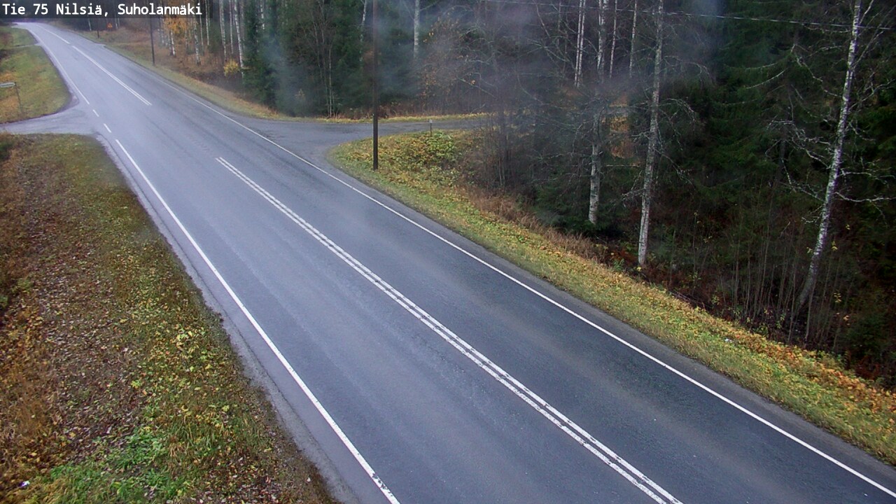 Weather Camera Image Väg 75 Nilsiä, Suholanmäki, Kuopio, Pohjois-Savo