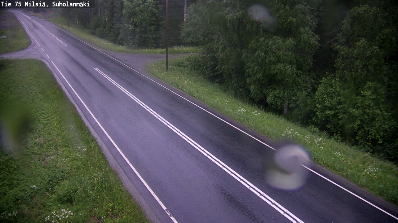 Weather Camera Image Road 75 Nilsiä, Suholanmäki, Kuopio, Pohjois-Savo
