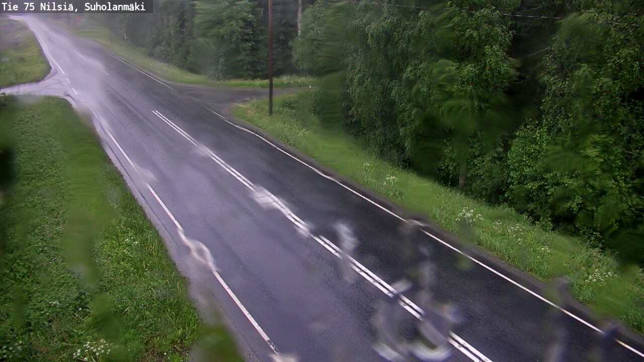 Weather Camera Image Road 75 Nilsiä, Suholanmäki, Kuopio, Pohjois-Savo