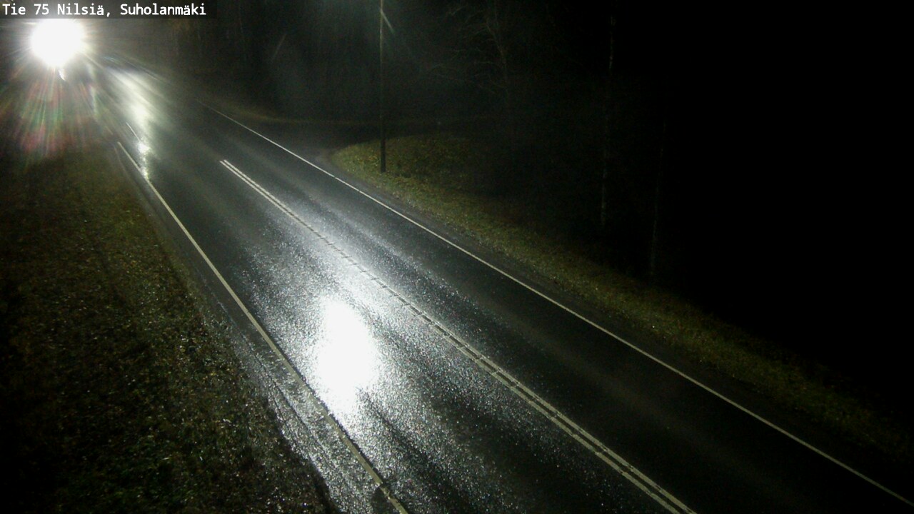 Weather Camera Image Väg 75 Nilsiä, Suholanmäki, Kuopio, Pohjois-Savo