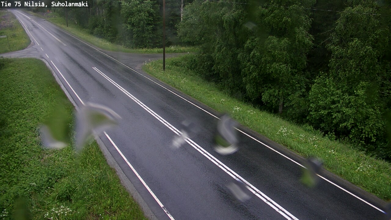 Weather Camera Image Road 75 Nilsiä, Suholanmäki, Kuopio, Pohjois-Savo