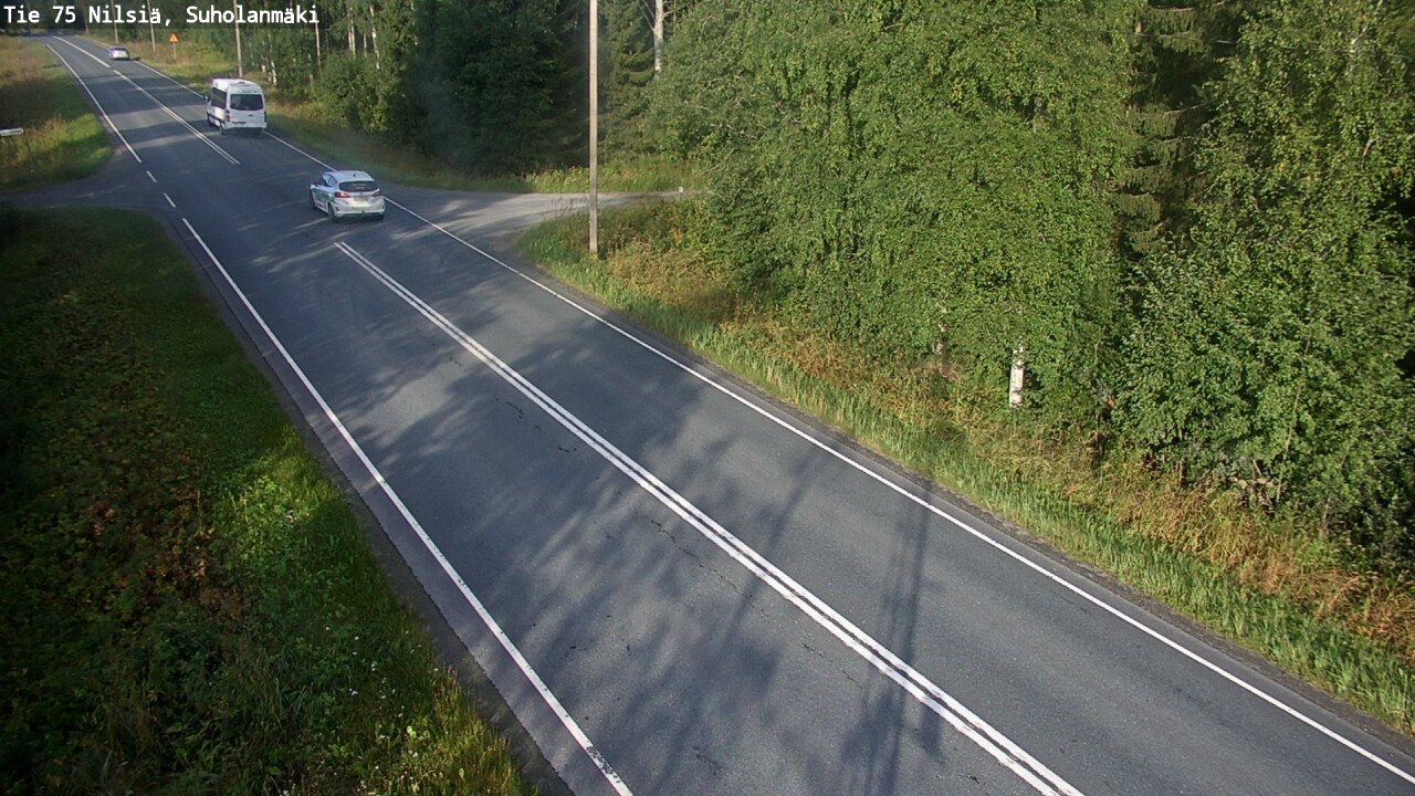 Weather Camera Image Road 75 Nilsiä, Suholanmäki, Kuopio, Pohjois-Savo