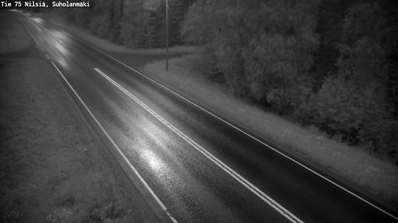 Weather Camera Image Road 75 Nilsiä, Suholanmäki, Kuopio, Pohjois-Savo