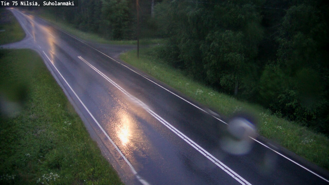 Weather Camera Image Road 75 Nilsiä, Suholanmäki, Kuopio, Pohjois-Savo