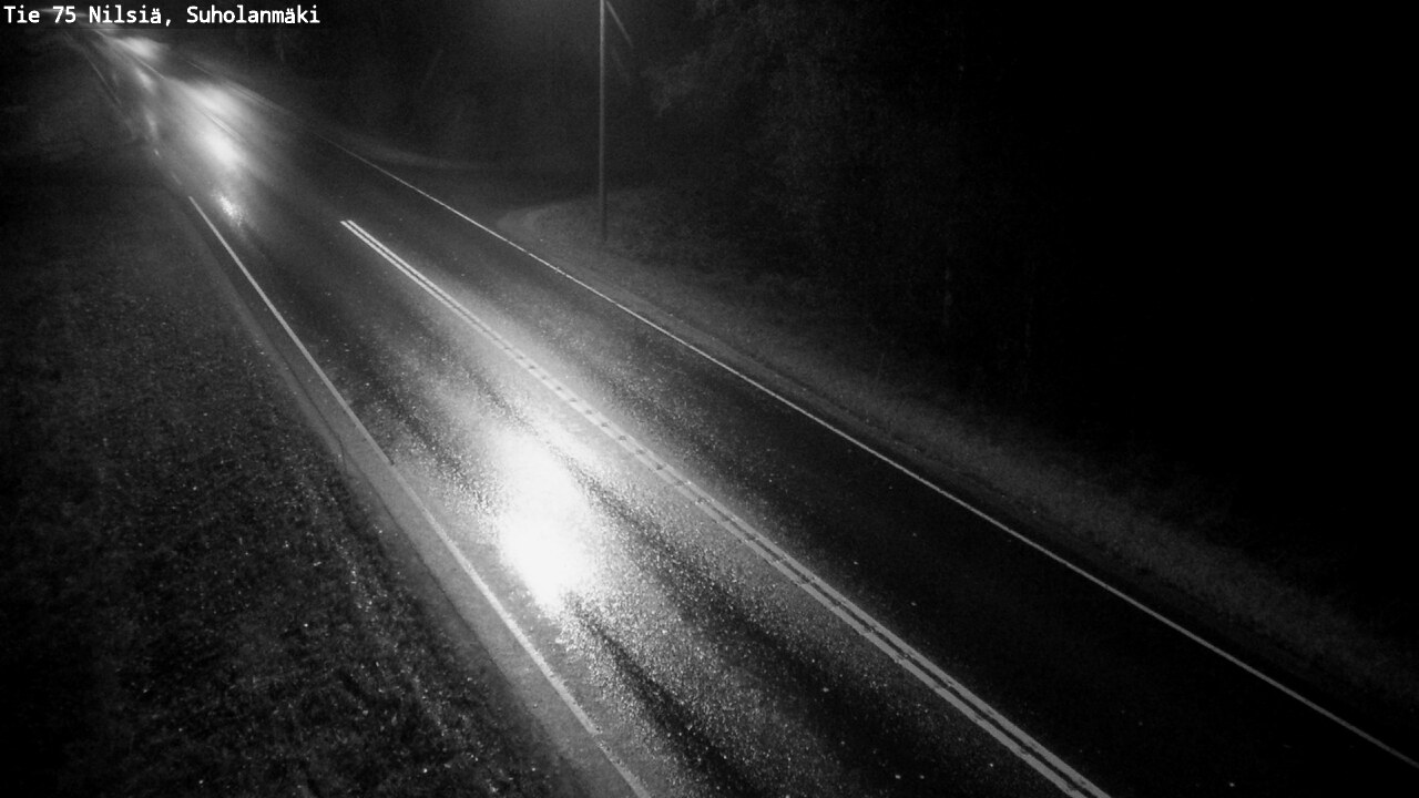 Weather Camera Image Road 75 Nilsiä, Suholanmäki, Kuopio, Pohjois-Savo