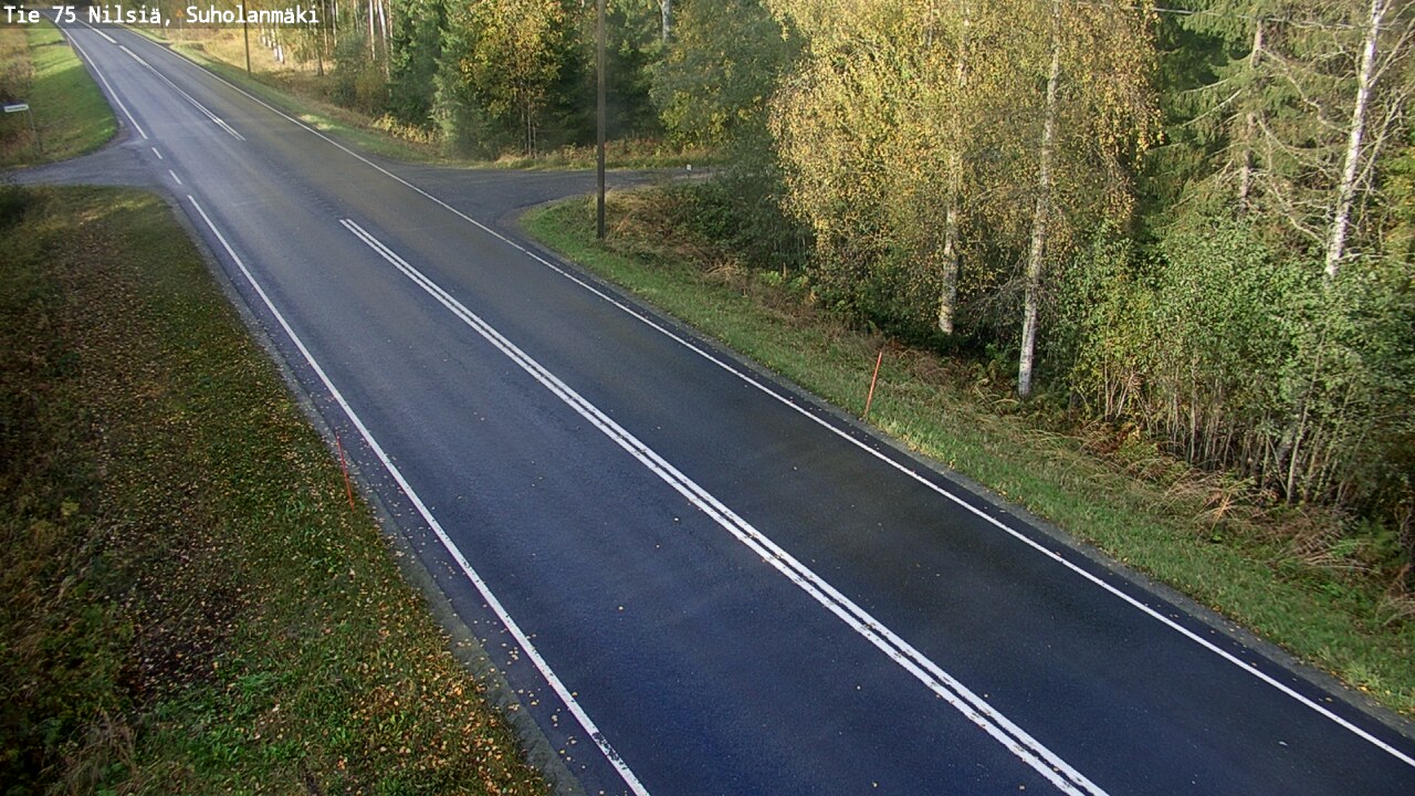 Weather Camera Image Road 75 Nilsiä, Suholanmäki, Kuopio, Pohjois-Savo