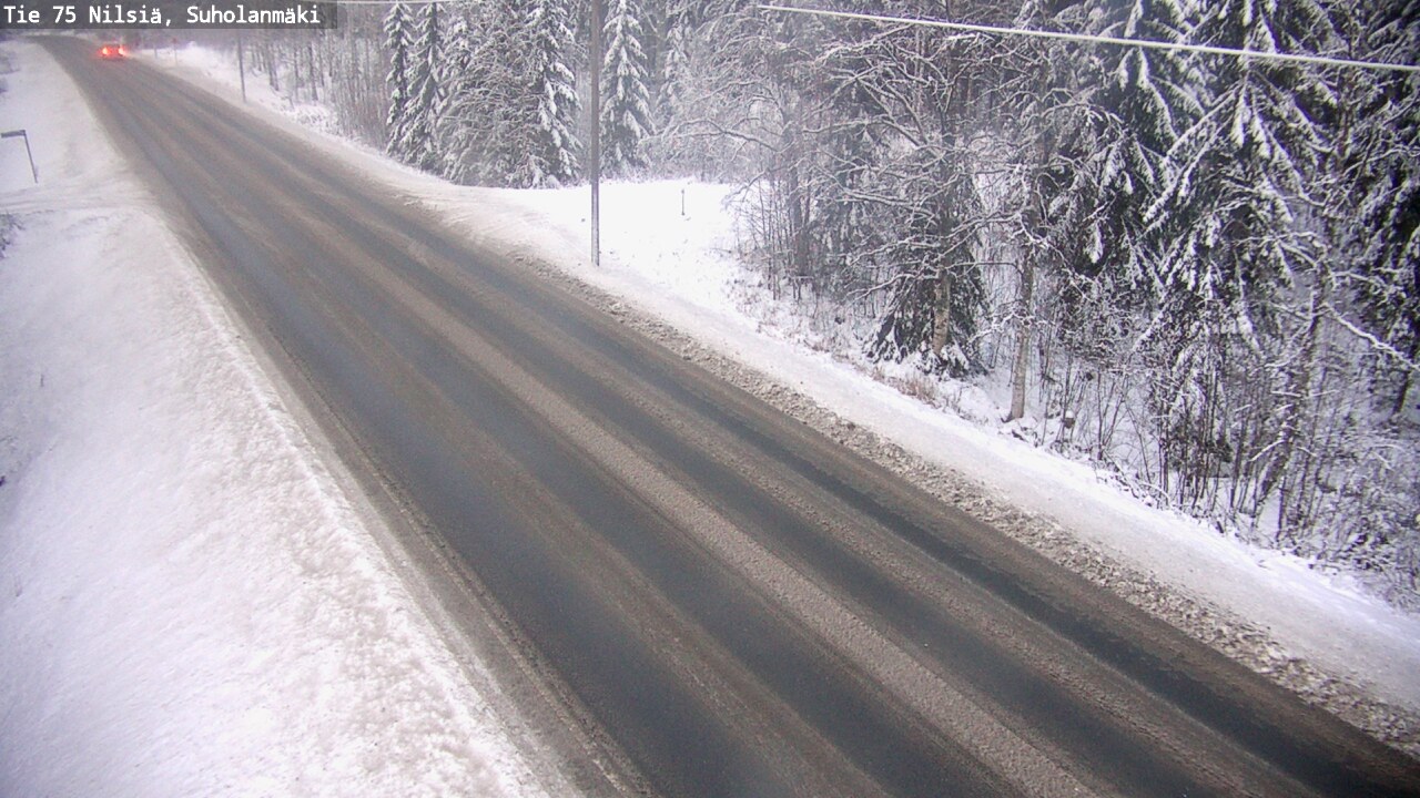 Weather Camera Image Road 75 Nilsiä, Suholanmäki, Kuopio, Pohjois-Savo