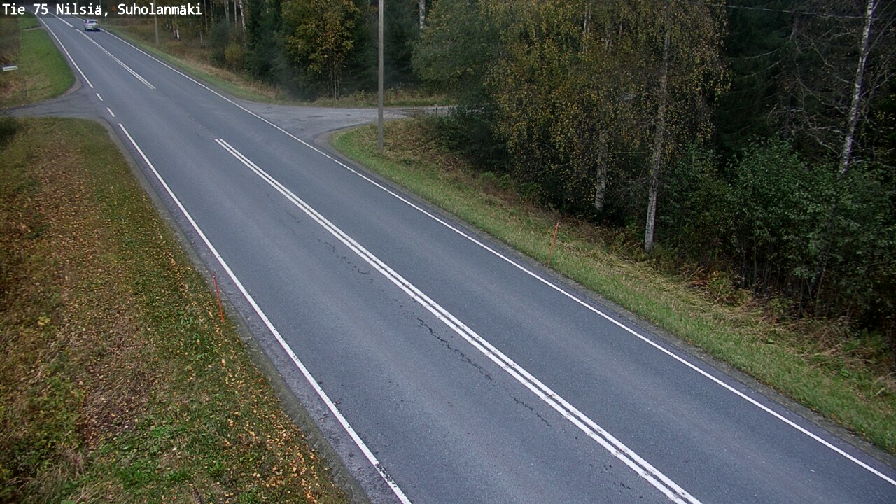 Weather Camera Image Road 75 Nilsiä, Suholanmäki, Kuopio, Pohjois-Savo
