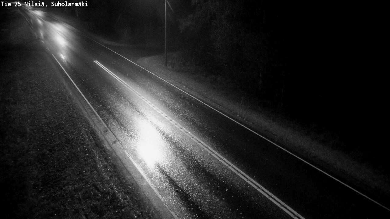 Weather Camera Image Road 75 Nilsiä, Suholanmäki, Kuopio, Pohjois-Savo
