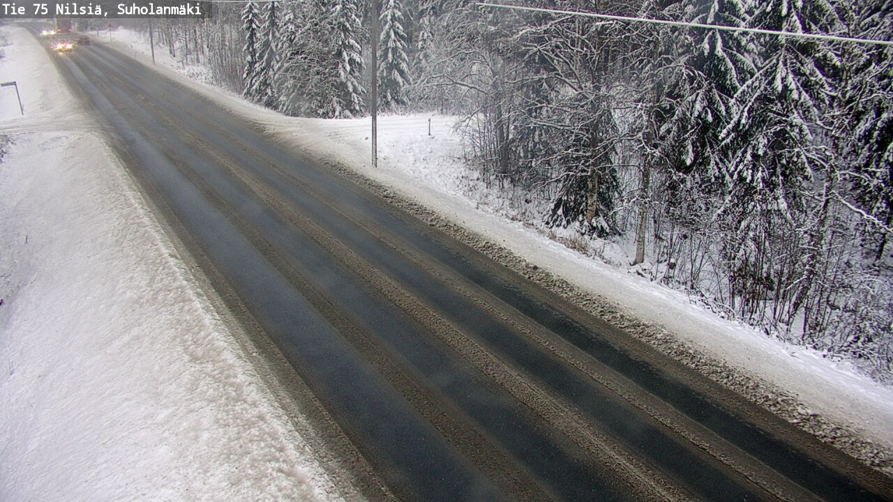 Weather Camera Image Road 75 Nilsiä, Suholanmäki, Kuopio, Pohjois-Savo