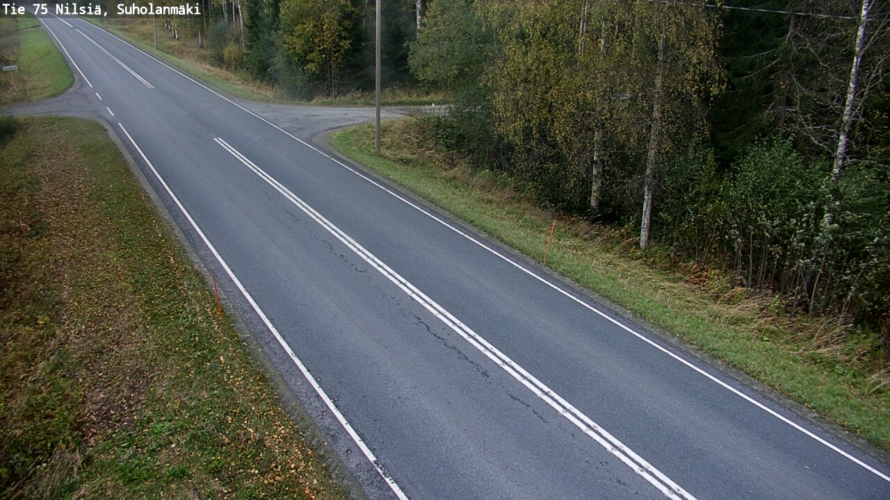 Weather Camera Image Road 75 Nilsiä, Suholanmäki, Kuopio, Pohjois-Savo