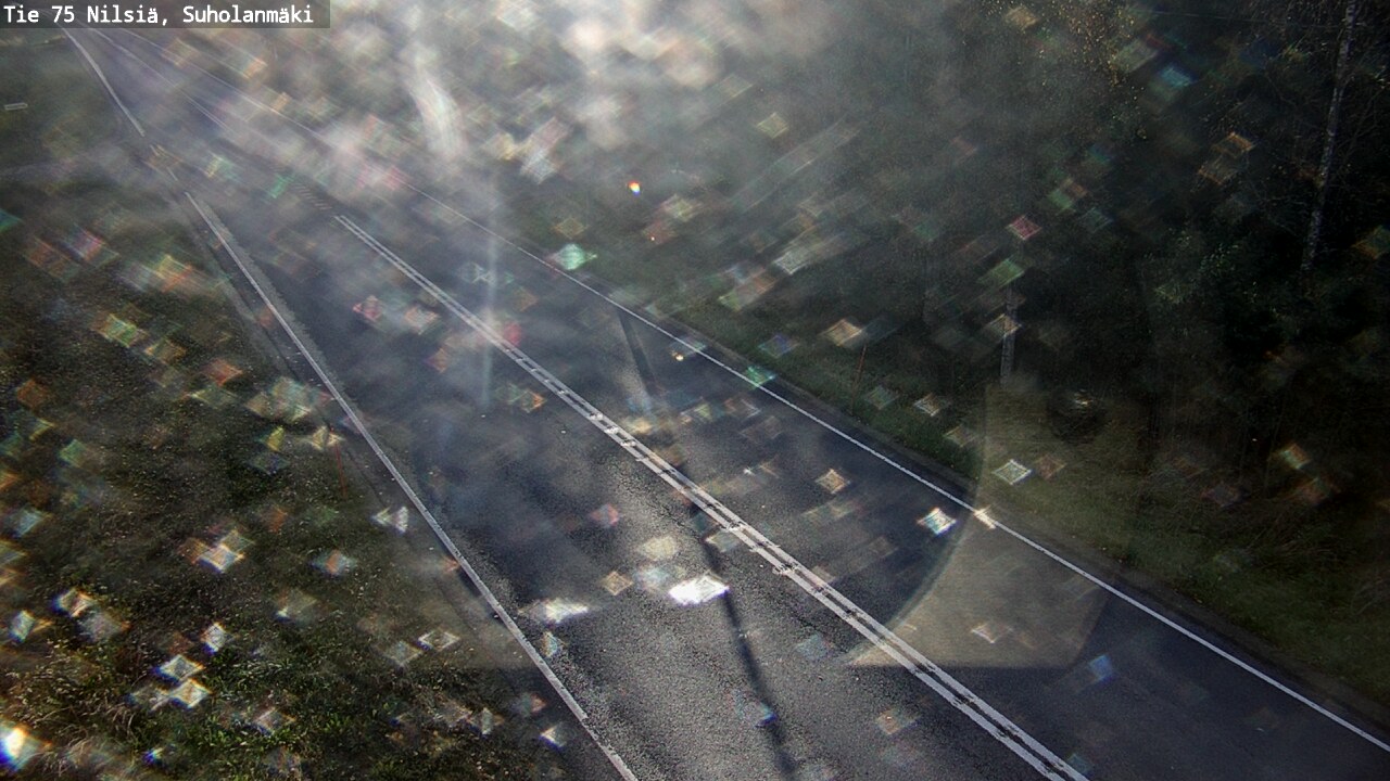 Weather Camera Image Road 75 Nilsiä, Suholanmäki, Kuopio, Pohjois-Savo
