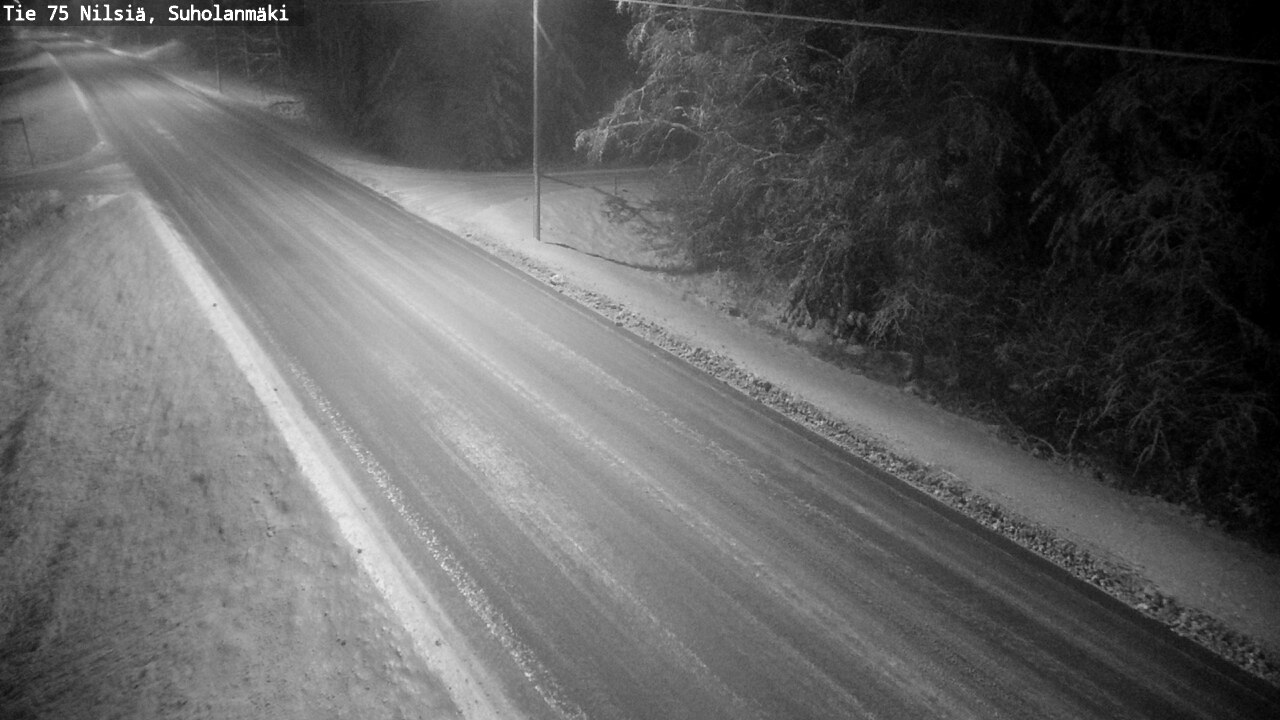 Weather Camera Image Road 75 Nilsiä, Suholanmäki, Kuopio, Pohjois-Savo