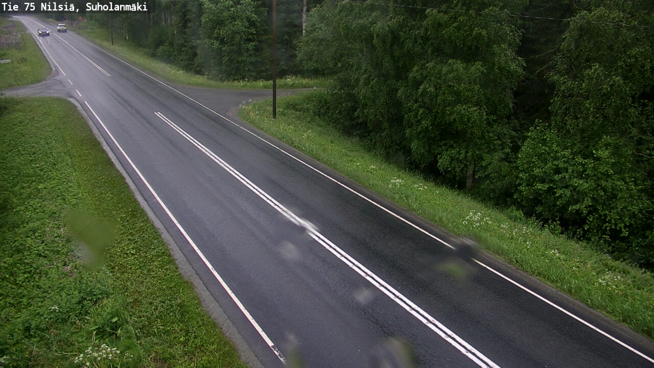 Weather Camera Image Väg 75 Nilsiä, Suholanmäki, Kuopio, Pohjois-Savo