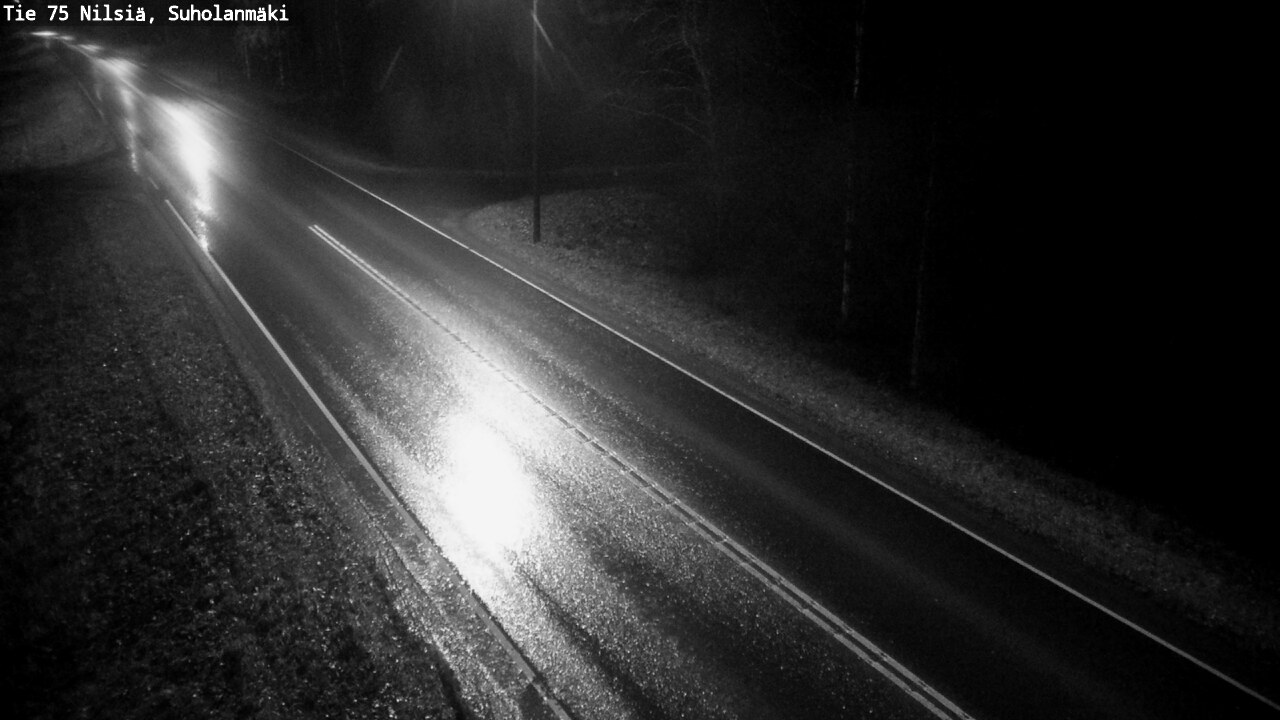 Weather Camera Image Väg 75 Nilsiä, Suholanmäki, Kuopio, Pohjois-Savo
