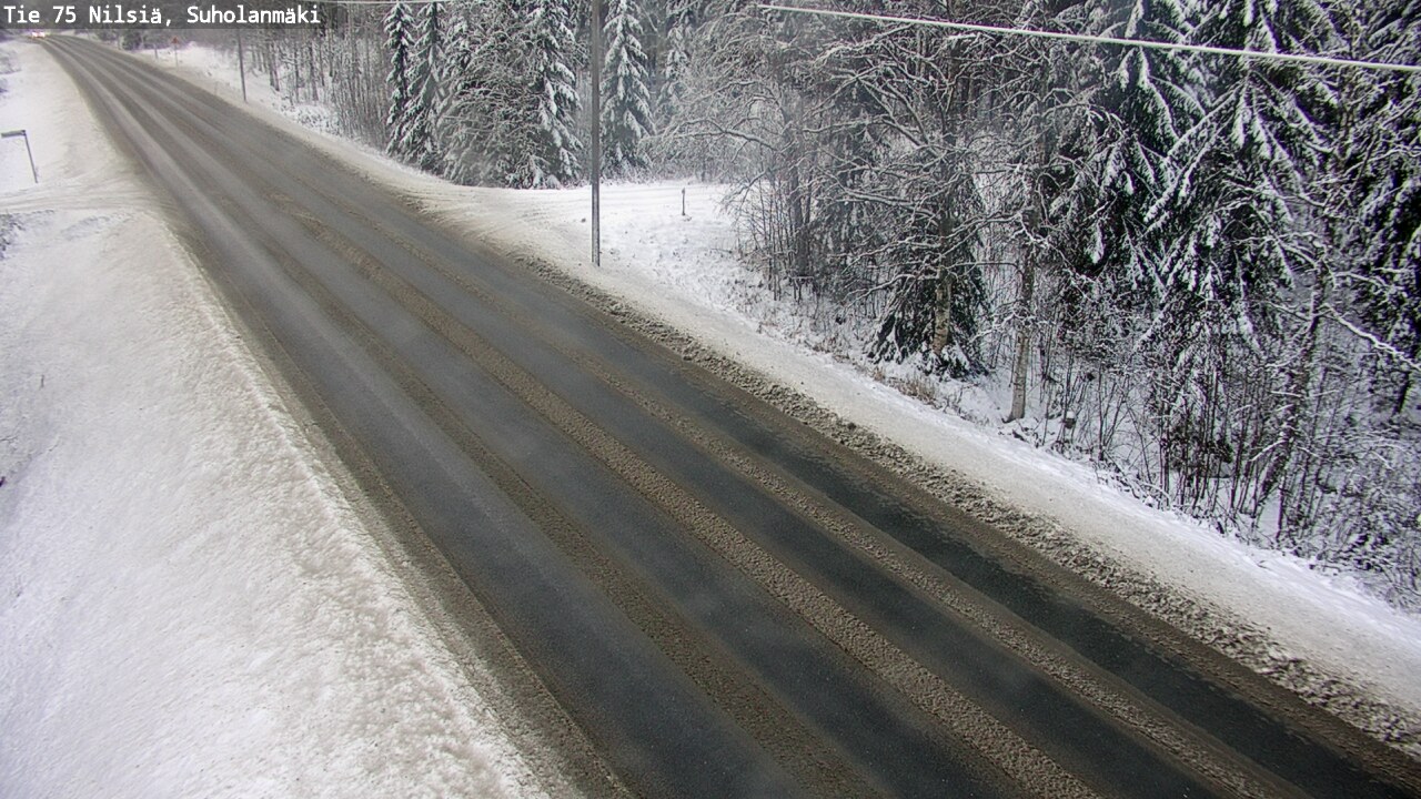 Weather Camera Image Road 75 Nilsiä, Suholanmäki, Kuopio, Pohjois-Savo