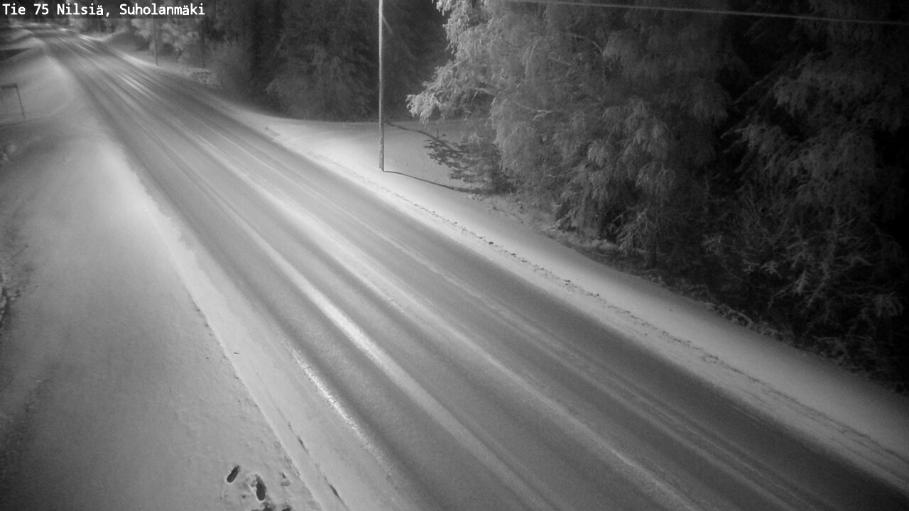 Weather Camera Image Road 75 Nilsiä, Suholanmäki, Kuopio, Pohjois-Savo
