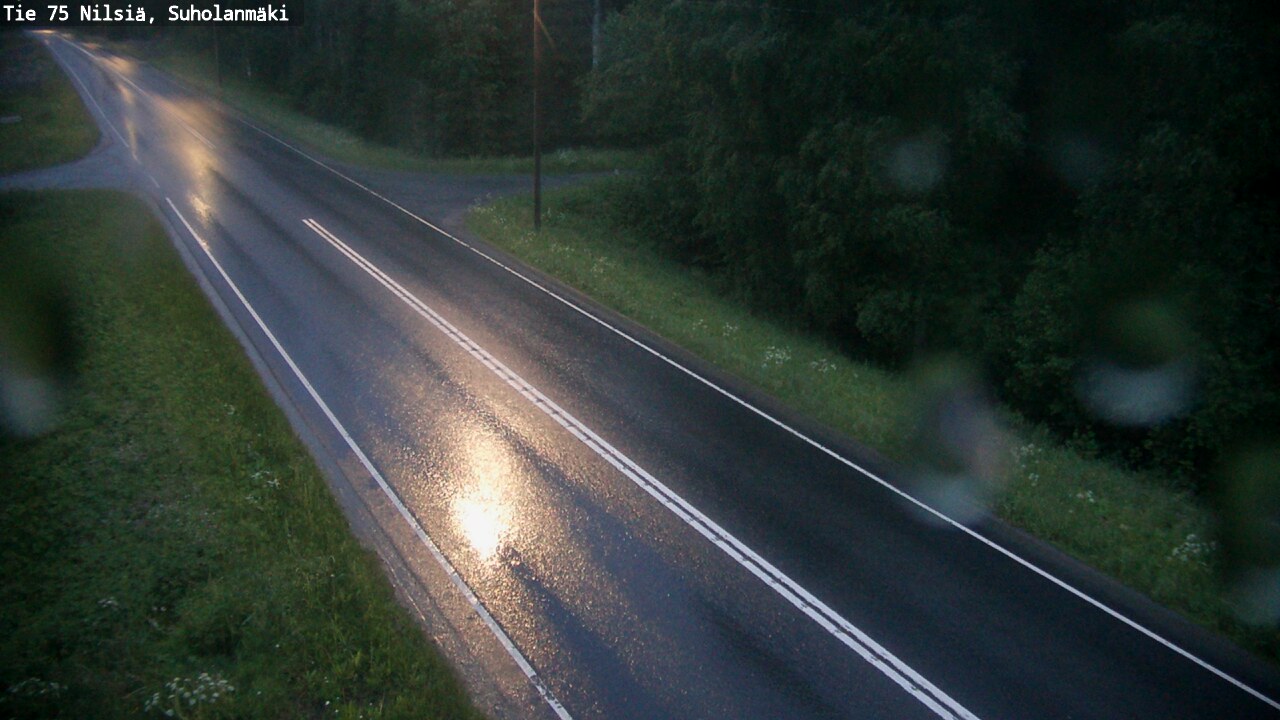 Weather Camera Image Road 75 Nilsiä, Suholanmäki, Kuopio, Pohjois-Savo