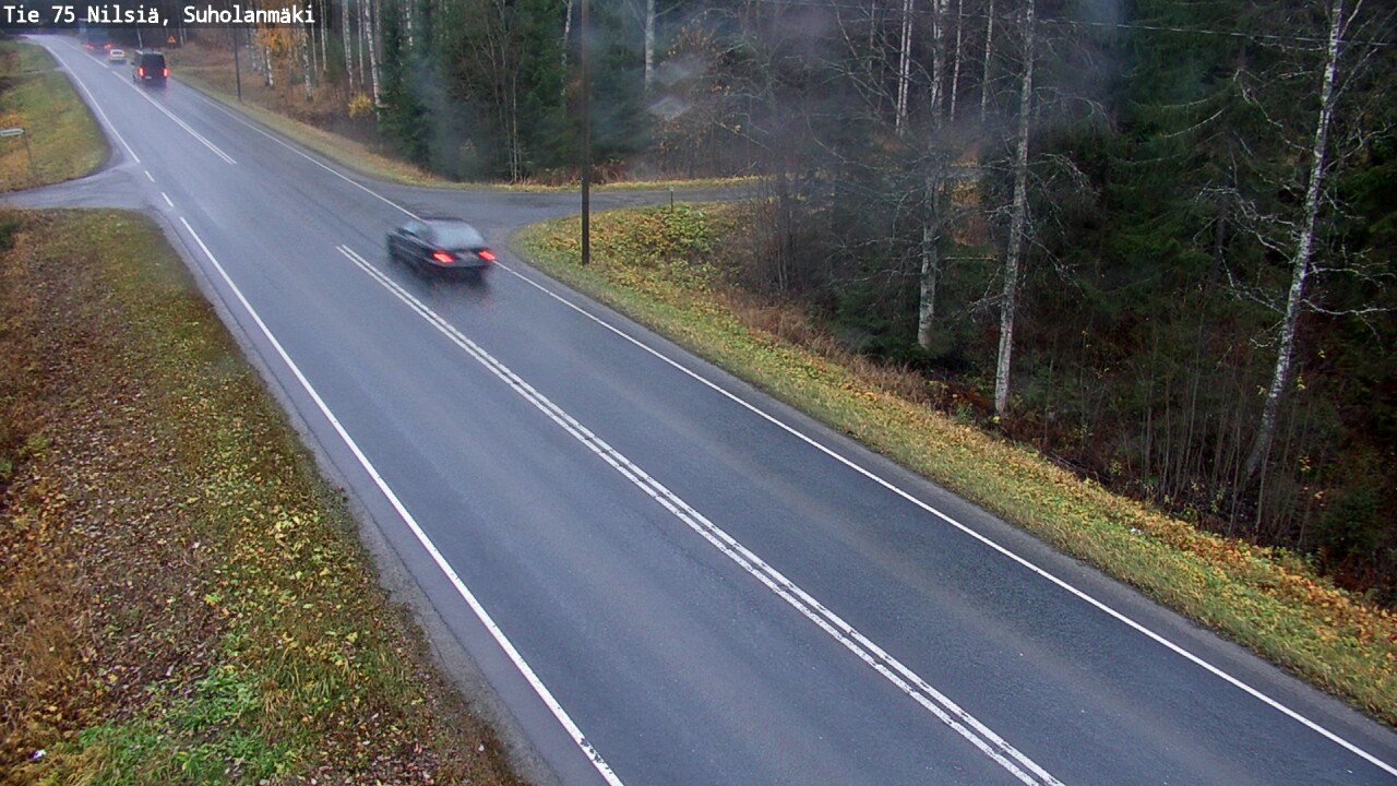 Weather Camera Image Väg 75 Nilsiä, Suholanmäki, Kuopio, Pohjois-Savo