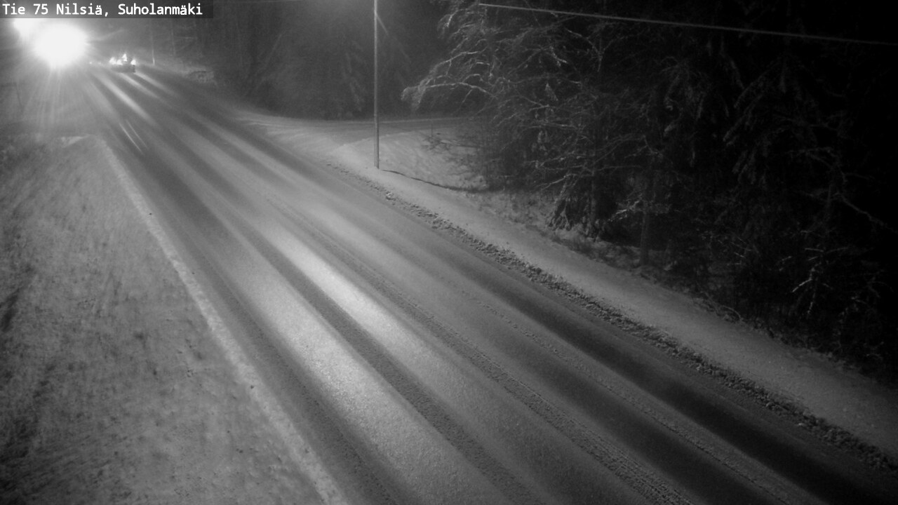 Weather Camera Image Road 75 Nilsiä, Suholanmäki, Kuopio, Pohjois-Savo
