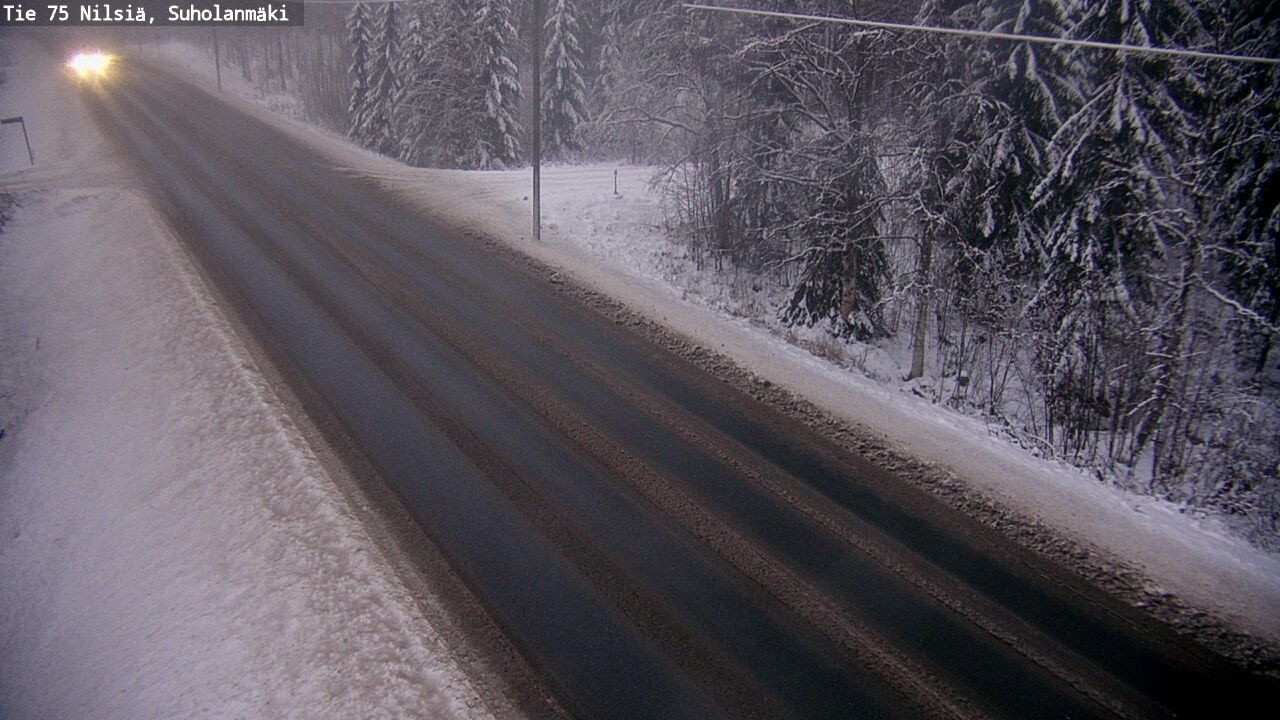 Weather Camera Image Road 75 Nilsiä, Suholanmäki, Kuopio, Pohjois-Savo
