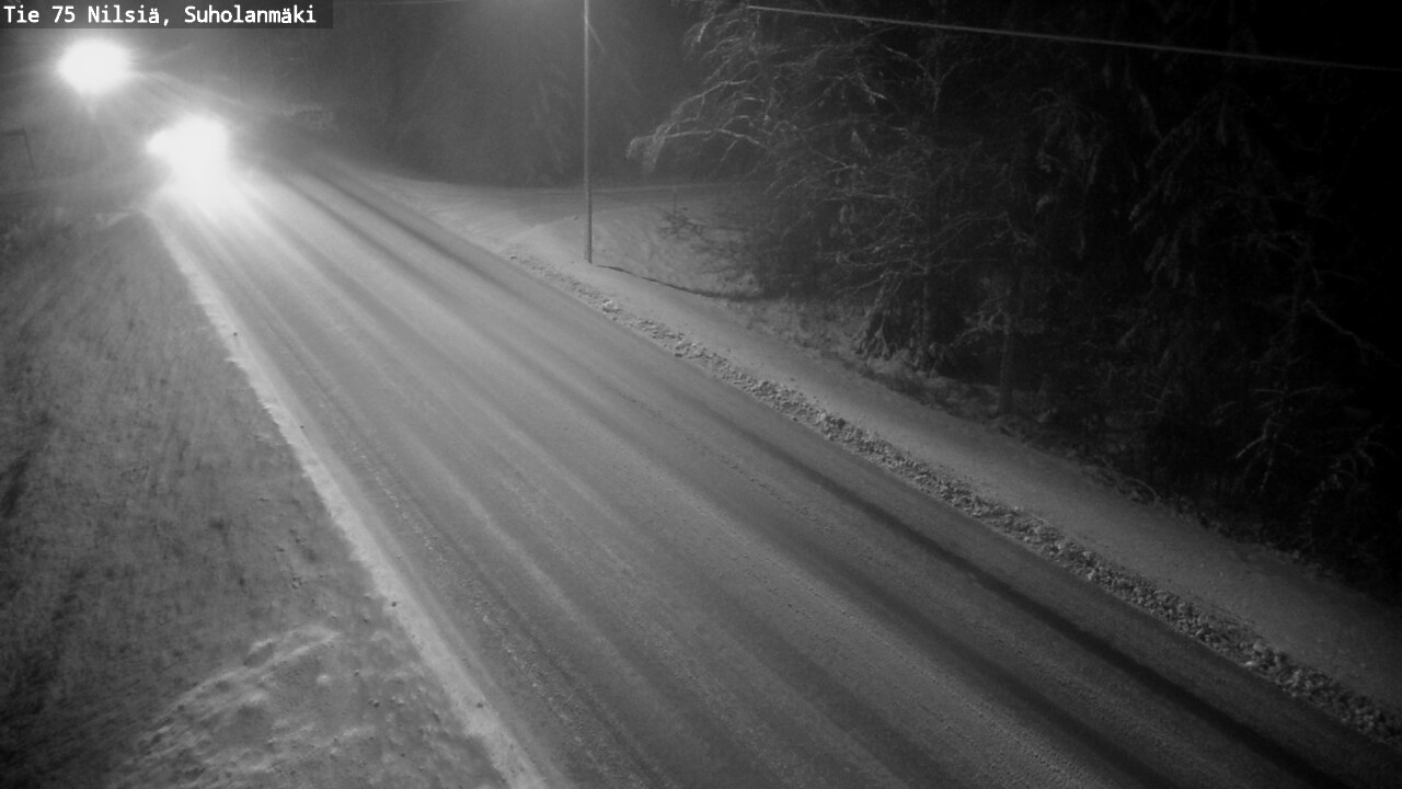 Weather Camera Image Road 75 Nilsiä, Suholanmäki, Kuopio, Pohjois-Savo