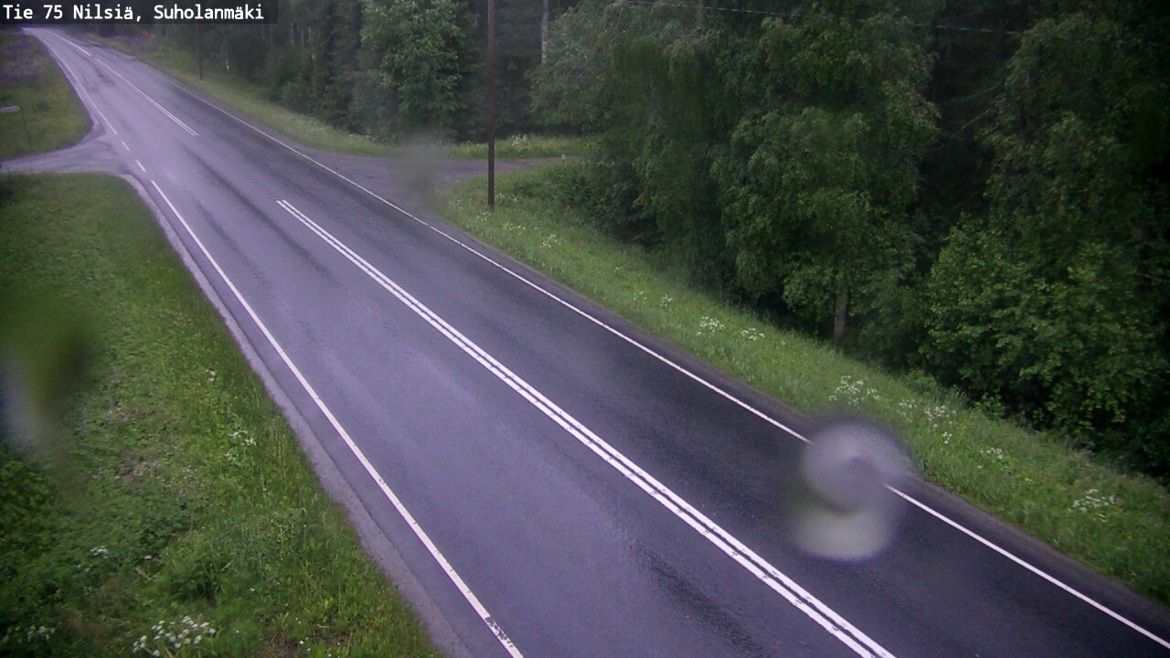 Weather Camera Image Road 75 Nilsiä, Suholanmäki, Kuopio, Pohjois-Savo