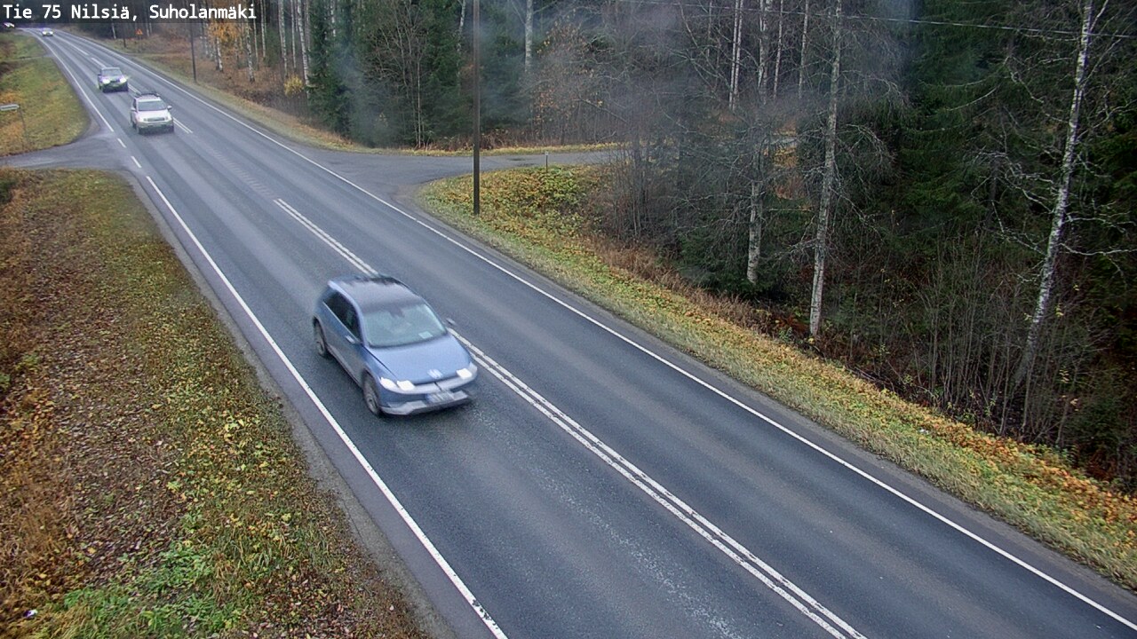 Weather Camera Image Väg 75 Nilsiä, Suholanmäki, Kuopio, Pohjois-Savo