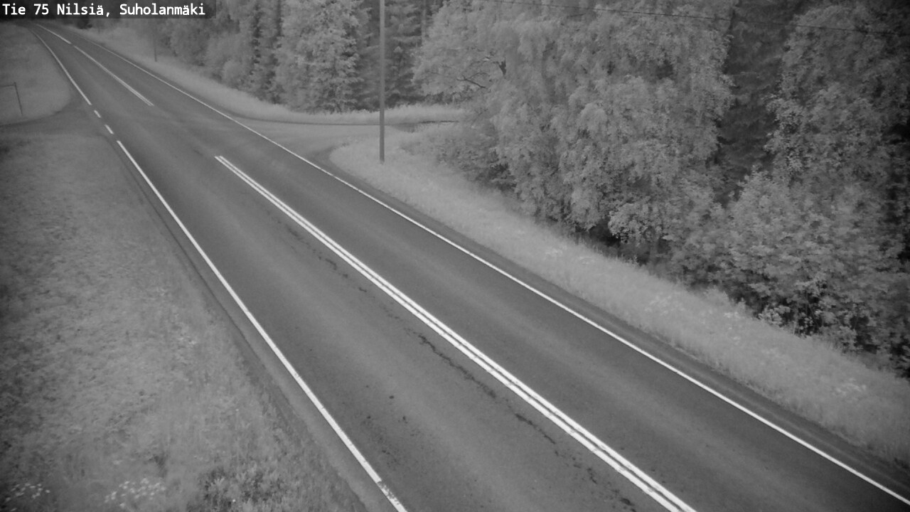Weather Camera Image Road 75 Nilsiä, Suholanmäki, Kuopio, Pohjois-Savo