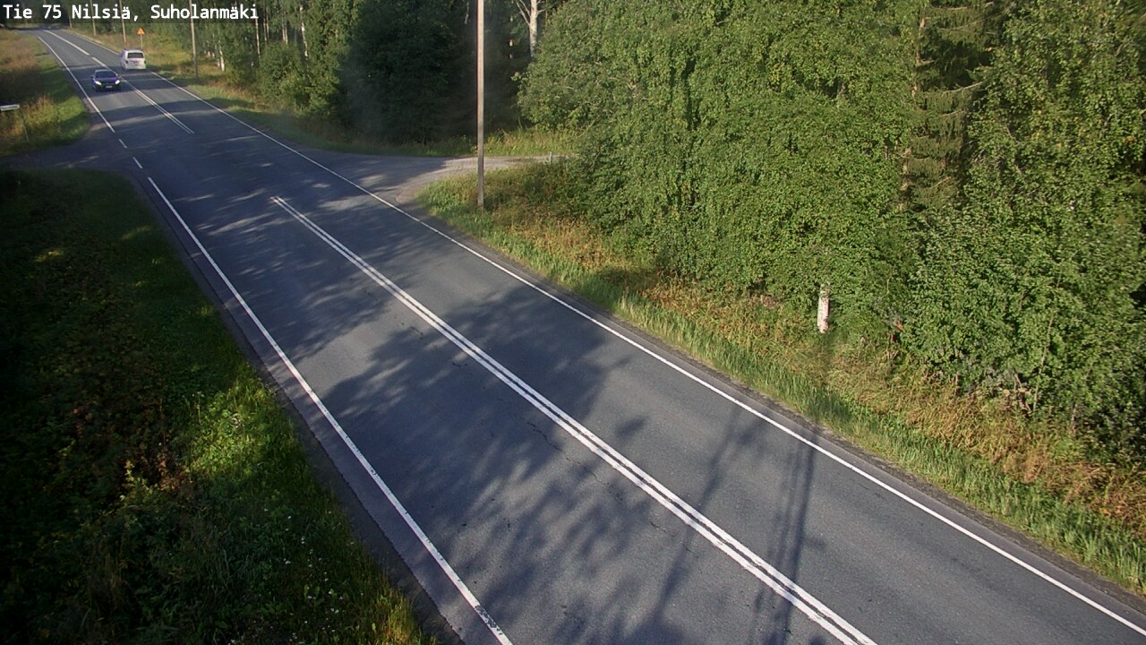 Weather Camera Image Väg 75 Nilsiä, Suholanmäki, Kuopio, Pohjois-Savo