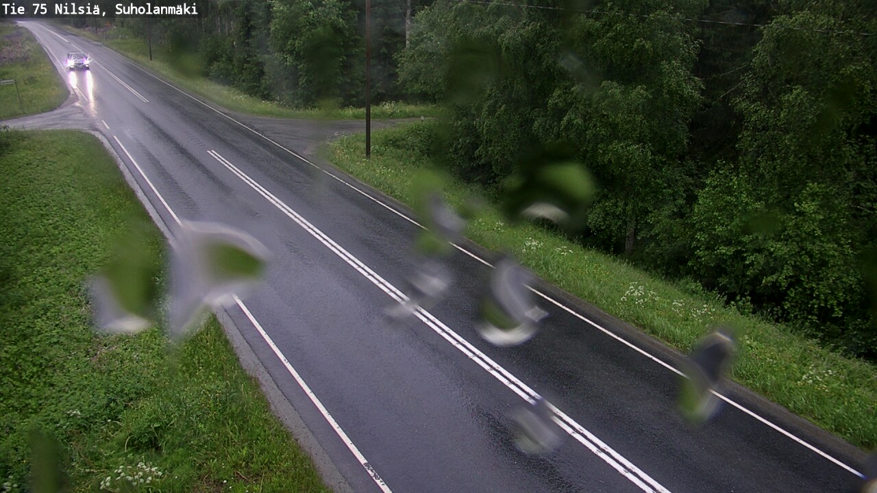 Weather Camera Image Road 75 Nilsiä, Suholanmäki, Kuopio, Pohjois-Savo