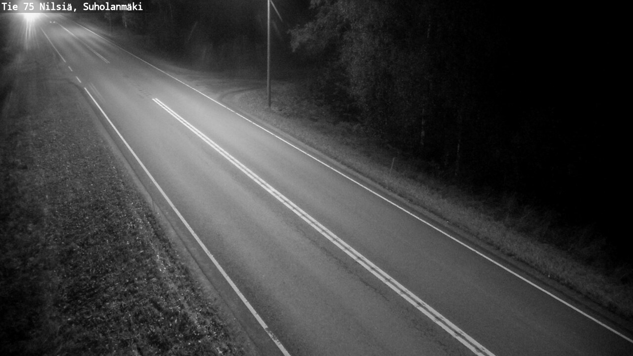 Weather Camera Image Road 75 Nilsiä, Suholanmäki, Kuopio, Pohjois-Savo