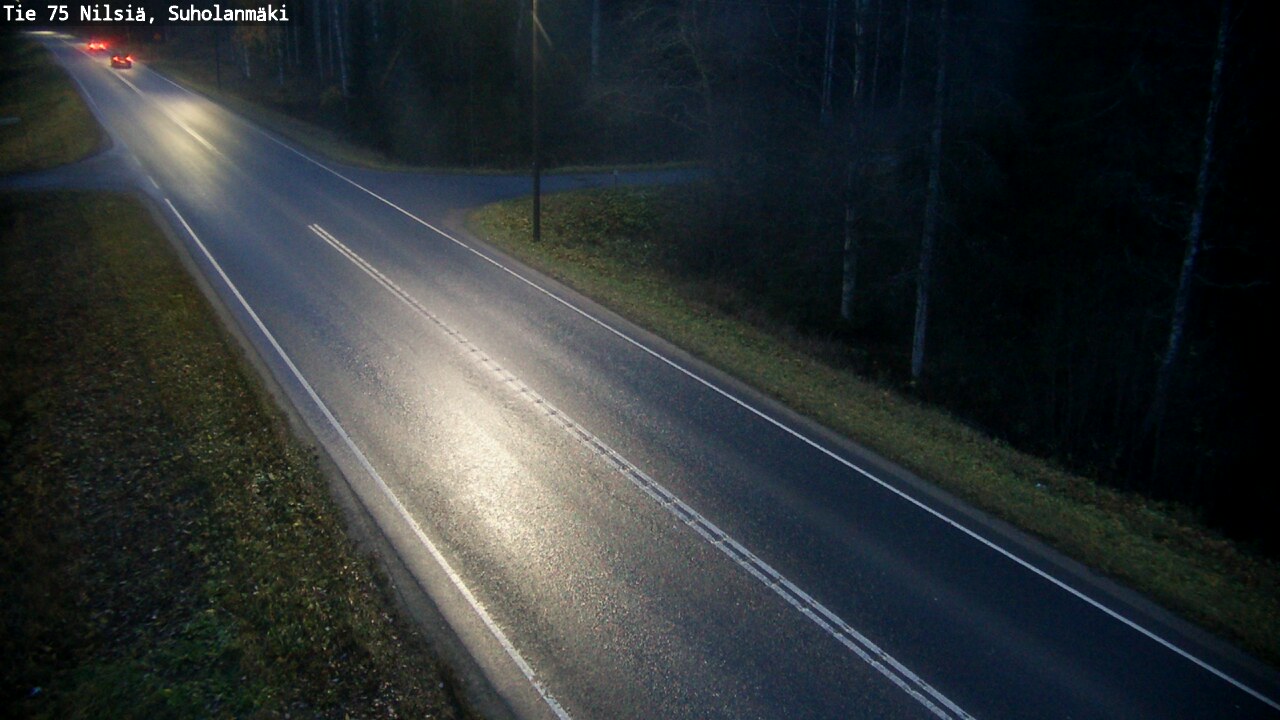 Weather Camera Image Väg 75 Nilsiä, Suholanmäki, Kuopio, Pohjois-Savo